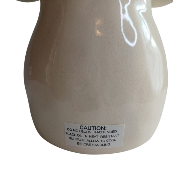 Vintage Russ Berrie Christmas Snowman Double Candle Holder w/ Candles - Picture 7 of 12